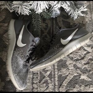 Nike running training grey sneakers